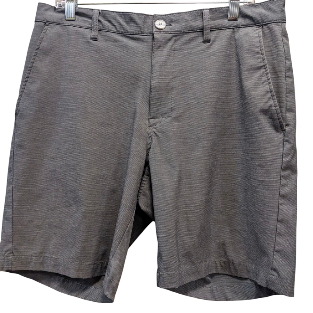PGA Tour Men's Gray Flat Front Shorts - Size 34